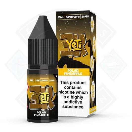 Yeti 3k Bar Salt Polar Pineapple 10ml E-liquid - Flawless Vape Shop