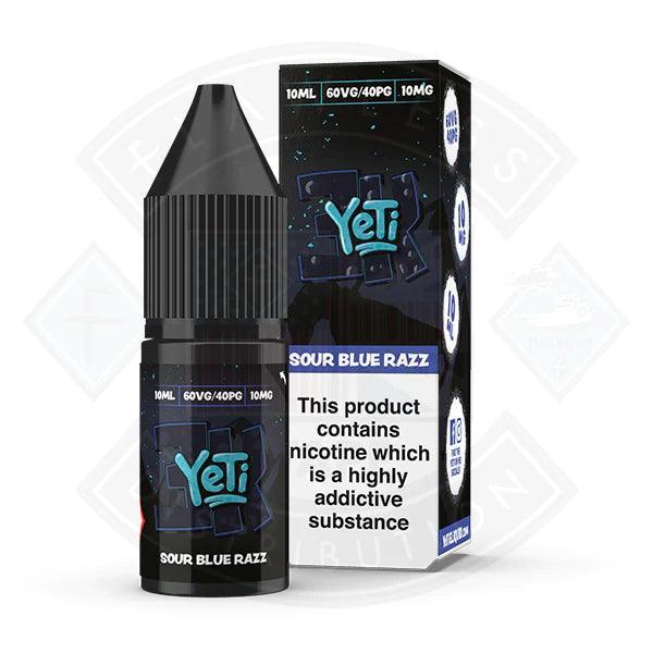 Yeti 3k Bar Salt Sour Blue Razz 10ml E Liquid - Flawless Vape Shop