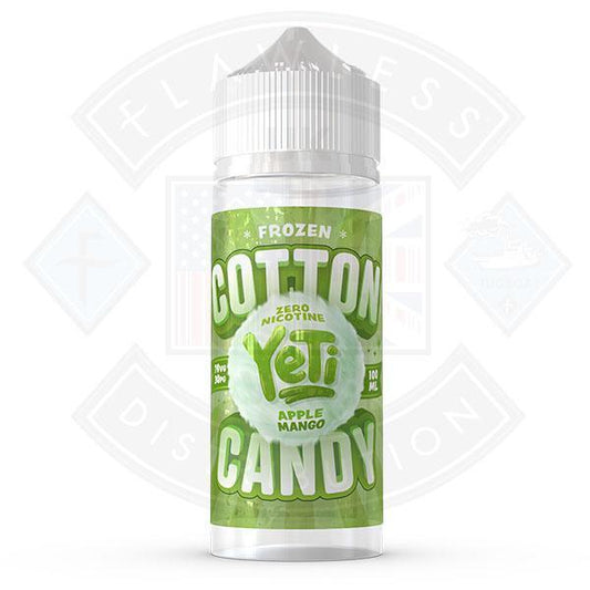 Yeti Cotton Candy Frozen Apple Mango 0mg 100ml Shortfill - Flawless Vape Shop