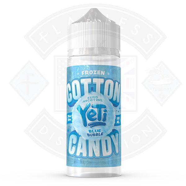 Yeti Cotton Candy Frozen Blue Bubble 0mg 100ml Shortfill - Flawless Vape Shop