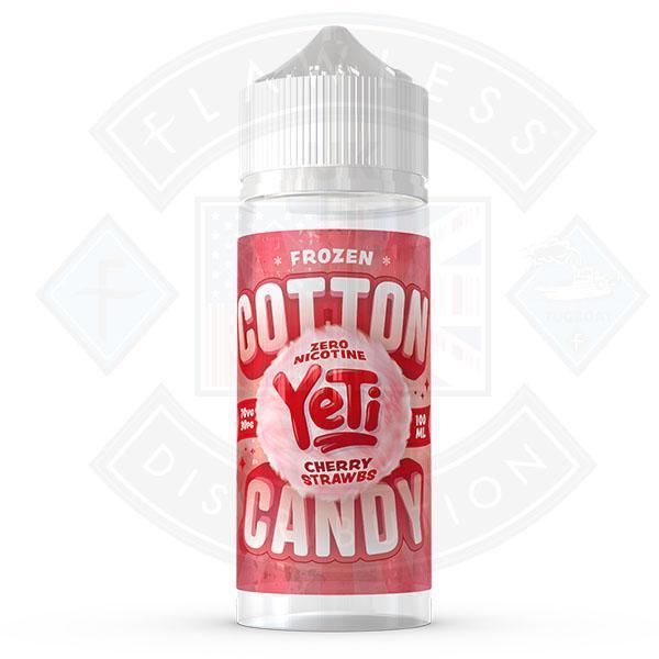 Yeti Cotton Candy Frozen Cherry Strawbs 0mg 100ml Shortfill - Flawless Vape Shop