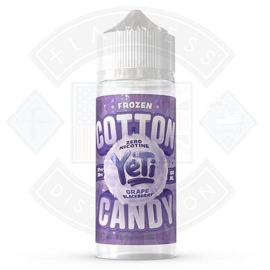 Yeti Cotton Candy Frozen Grape Blackberry 0mg 100ml Shortfill - Flawless Vape Shop