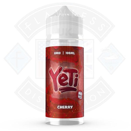 Yeti Defrosted - Cherry No Ice 100ml 0mg Shortfill E-Liquid - Flawless Vape Shop