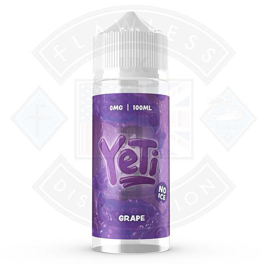 Yeti Defrosted - Grape No Ice 100ml 0mg Shortfill E-Liquid - Flawless Vape Shop