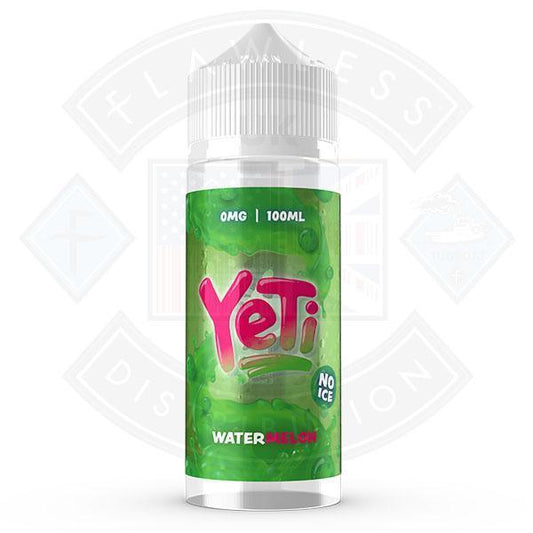 Yeti Defrosted - Watermelon No Ice 100ml 0mg Shortfill E-Liquid - Flawless Vape Shop