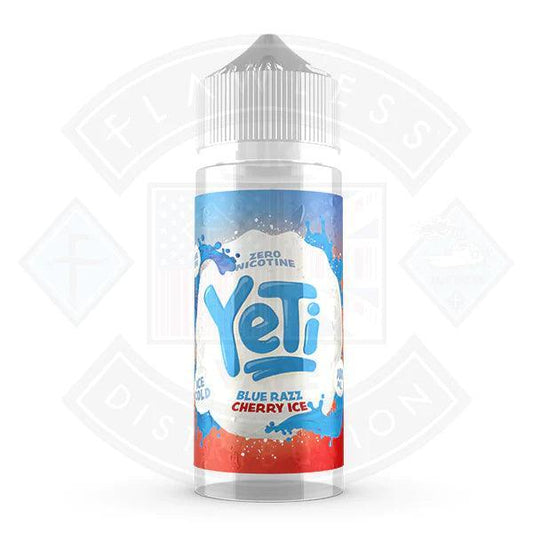 Yeti Ice Cold Blue Razz Cherry 0mg 100ml Shortfill E-Liquid - Flawless Vape Shop