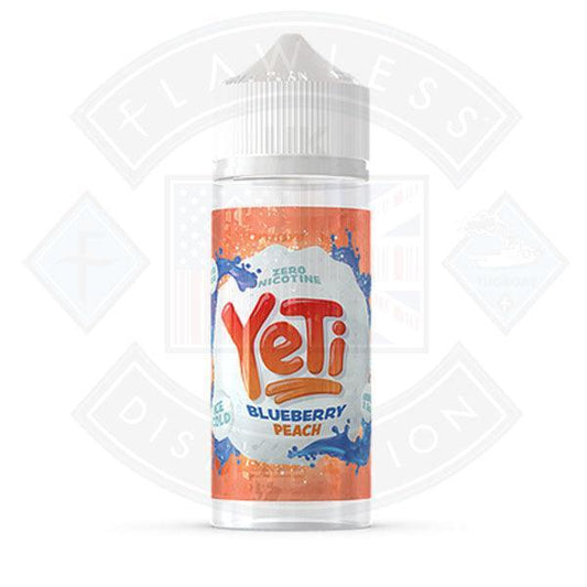 Yeti Ice Cold Blueberry Peach 0mg 100ml Shortfill E-Liquid - Flawless Vape Shop