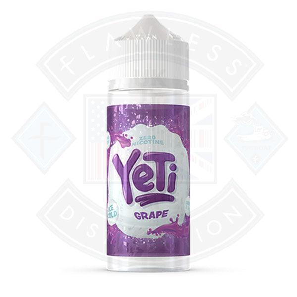 Yeti Ice Cold Grape 0mg 100ml Shortfill E-Liquid - Flawless Vape Shop