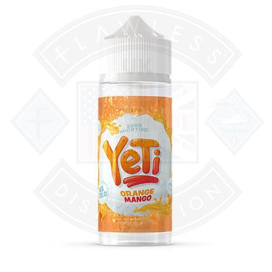 Yeti Ice Cold Orange Mango 0mg 100ml Shortfill E-Liquid - Flawless Vape Shop