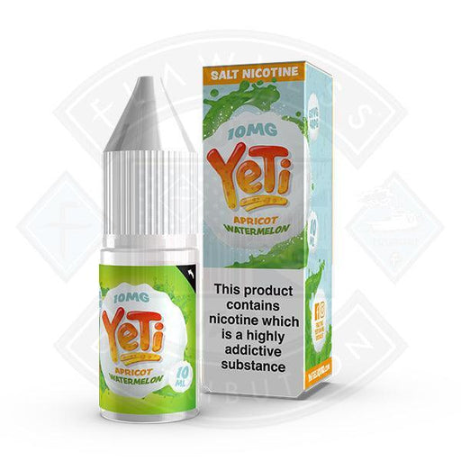 Yeti Salt - Apricot Watermelon 10ml E Liquid - Flawless Vape Shop