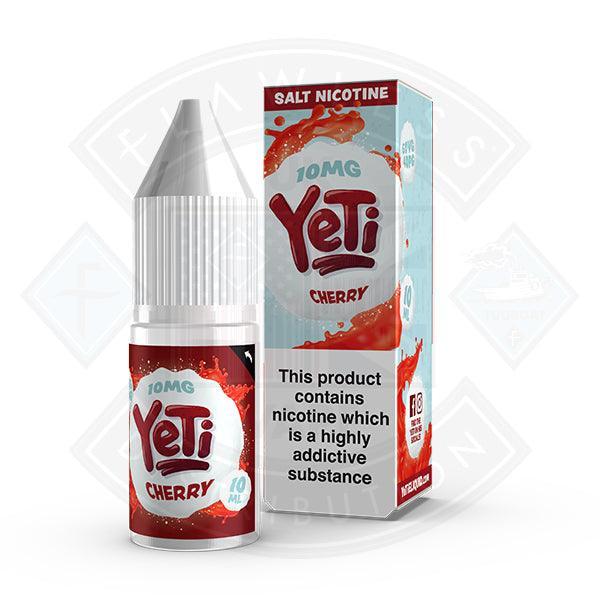 Yeti Salt - Cherry 10ml E Liquid - Flawless Vape Shop