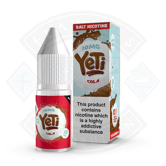 Yeti Salt - Cola 10ml E Liquid - Flawless Vape Shop