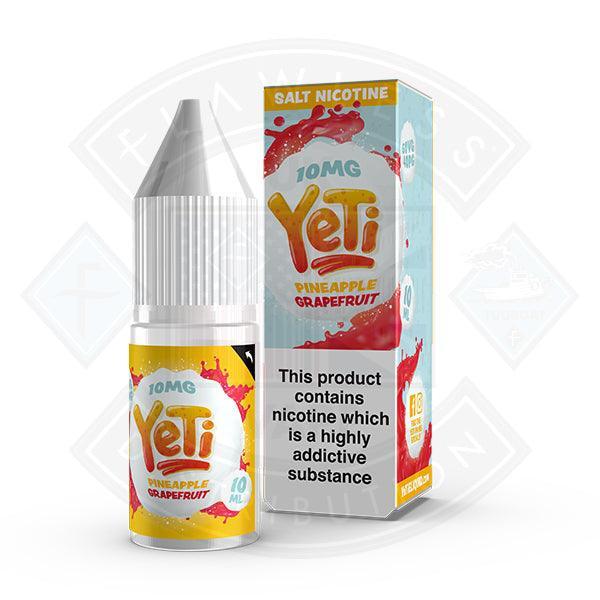 Yeti Salt - Pineapple Grapefruit 10ml E Liquid - Flawless Vape Shop