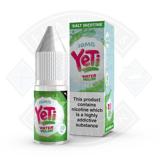 Yeti Salt - Watermelon 10ml E Liquid - Flawless Vape Shop