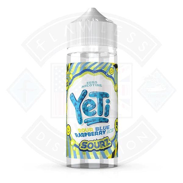 Yeti Sourz Blue Raspberry Ice 0mg 100ml Shortfill E-Liquid - Flawless Vape Shop