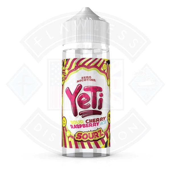 Yeti Sourz Cherry Raspberry Ice 0mg 100ml Shortfill E-Liquid - Flawless Vape Shop