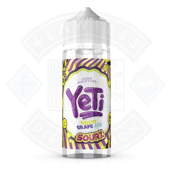 Yeti Sourz Grape Ice 0mg 100ml Shortfill E-Liquid - Flawless Vape Shop