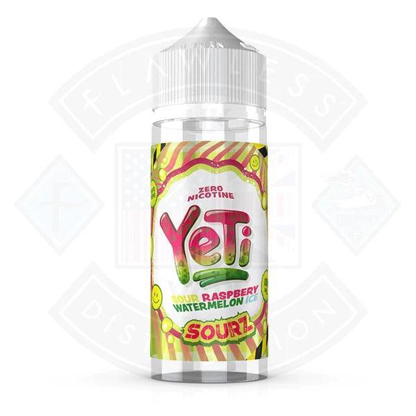 Yeti Sourz Raspberry Watermelon Ice 0mg 100ml Shortfill E-Liquid - Flawless Vape Shop