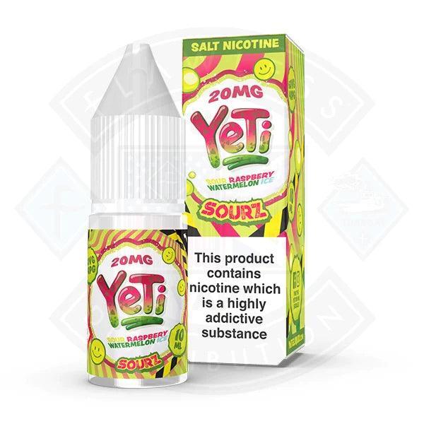 Yeti Sourz Raspberry Watermelon Ice 10ml E-Liquid - Flawless Vape Shop