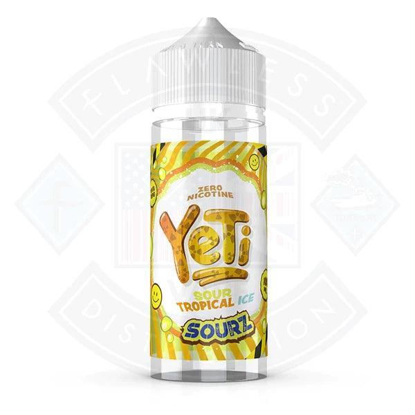 Yeti Sourz Tropical Ice 0mg 100ml Shortfill E-Liquid - Flawless Vape Shop