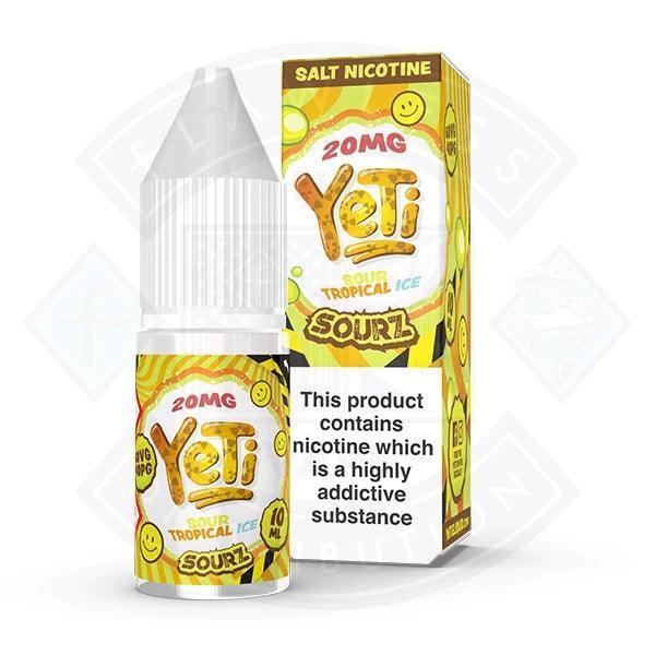 Yeti Sourz Tropical Ice 10ml E-Liquid - Flawless Vape Shop