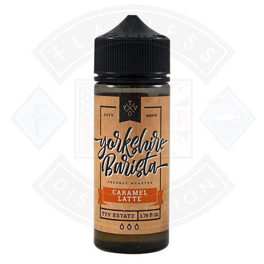 Yorkshire Barista Caramel Latte 0mg 100ml Shortfill - Flawless Vape Shop