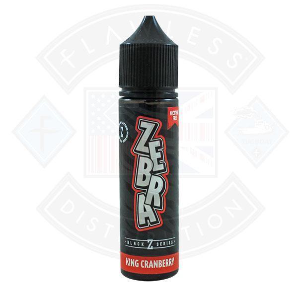 Zebra Black Z Series - King Cranberry 0mg 50ml Shortfill - Flawless Vape Shop