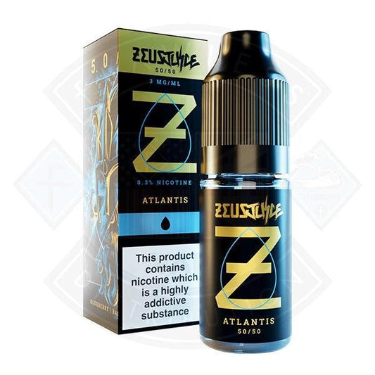 Zeus Juice 50:50 Black Atlantis 10ml TPD Compliant e-liquid - Flawless Vape Shop